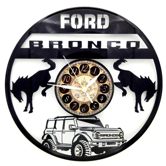 FORD BRONCO vinyl record clock - Picture 1 of 4